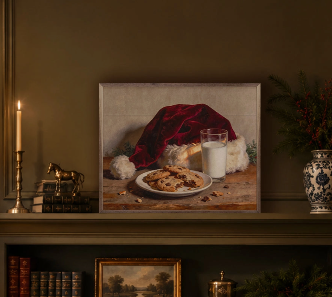 Santa's Cookies | Framed Artwork