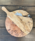 Mango Wood Cheese/Cutting Board | Etched