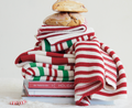 Cotton Knit Tea Towel | Holiday Colors
