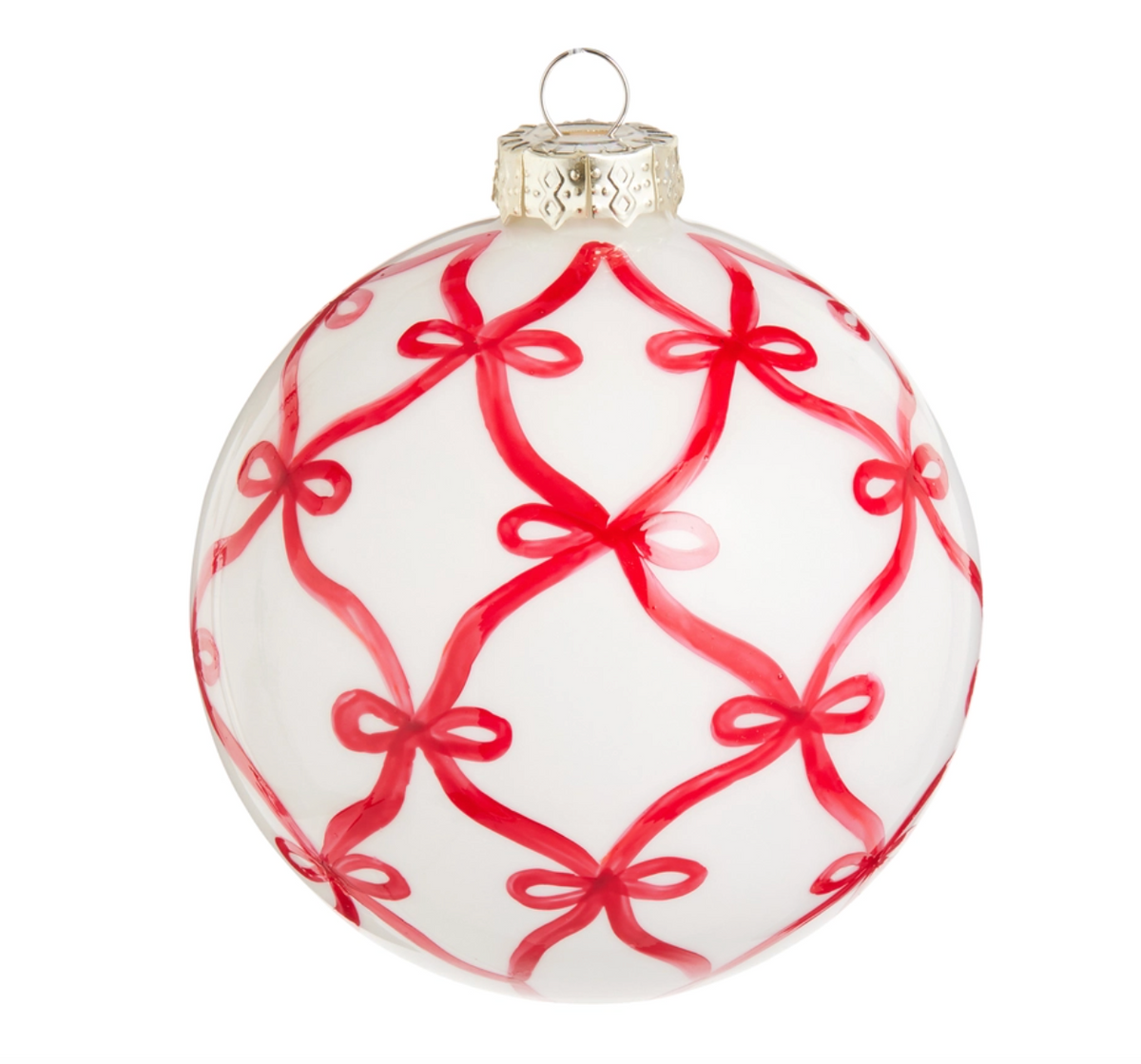 4in Red Bow Ornament