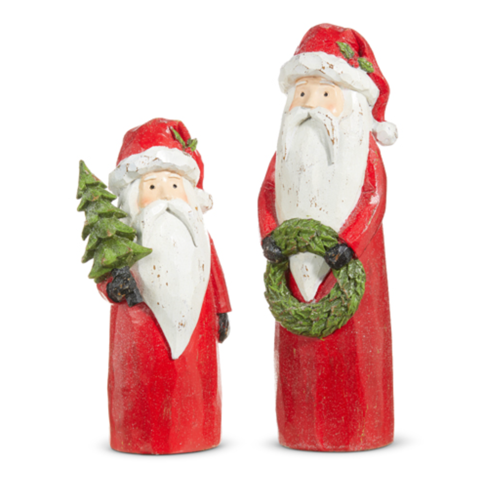 Carved Santa | Christmas Decor