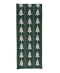 Green & Cream Christmas Tree Table Runner – 72" x 14"