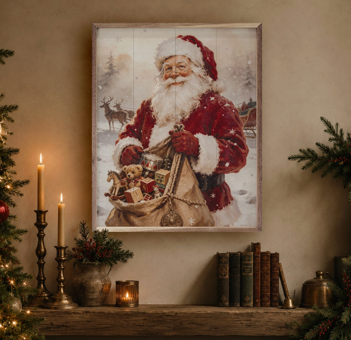 Santa's Toys | Framed Artwork