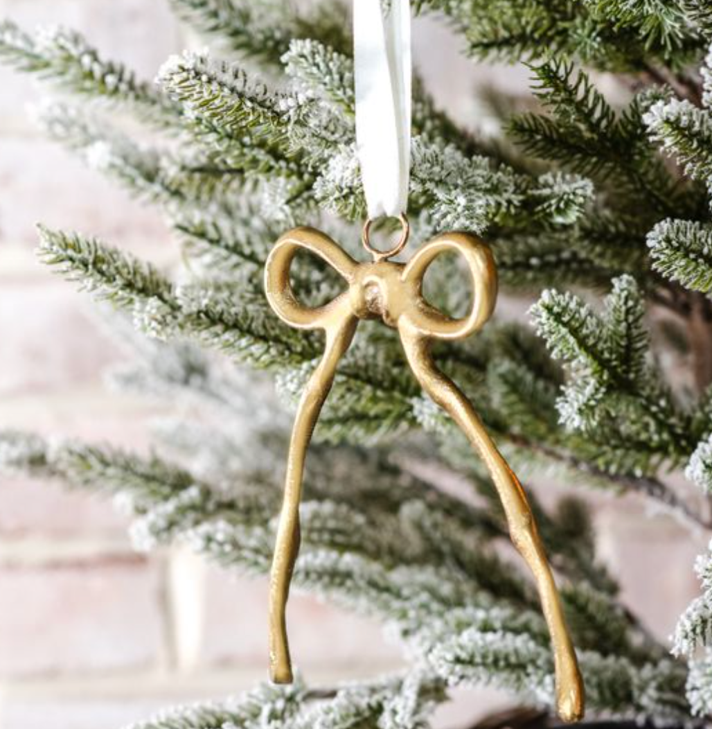 Gold Bow Ornament