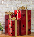 Burgundy & Gold Gift Box