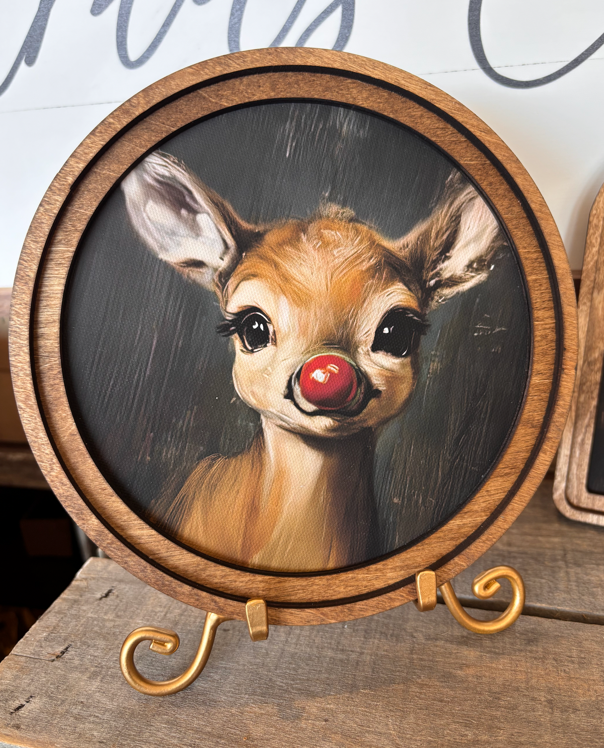 Rudolph | 8in Round Artwork