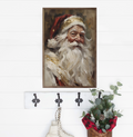 Santa in Red w/ Gold | Framed Artwork