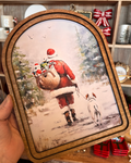 Santa Walking Dog | Arch