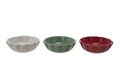 Holiday Scalloped | Stoneware Bowl