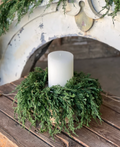 Emerald Falls Candle Ring | 6.5in