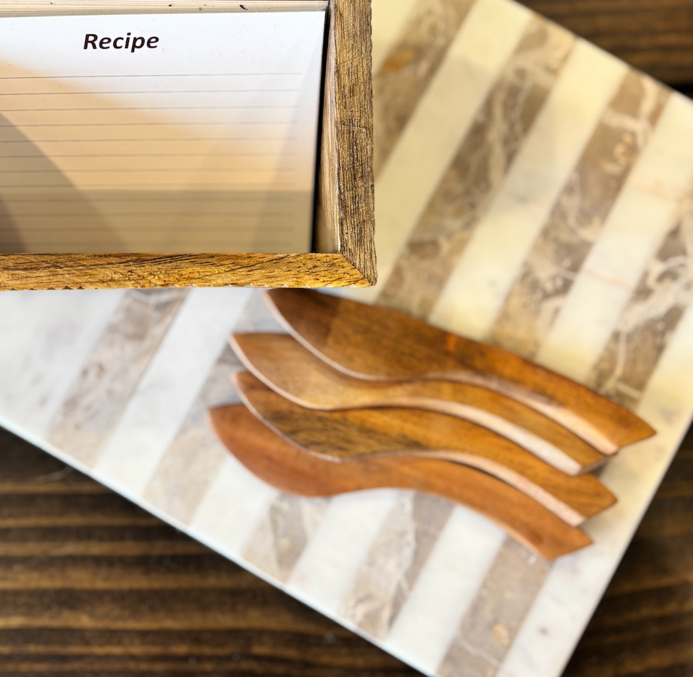 4 Piece Wooden Spreader Set