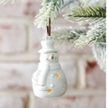 3in Ceramic Snowman Ornament