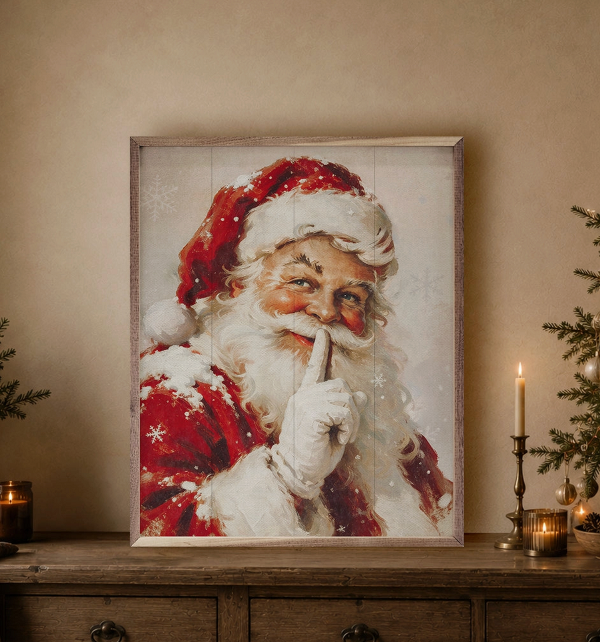 Santa Claus | Framed Artwork