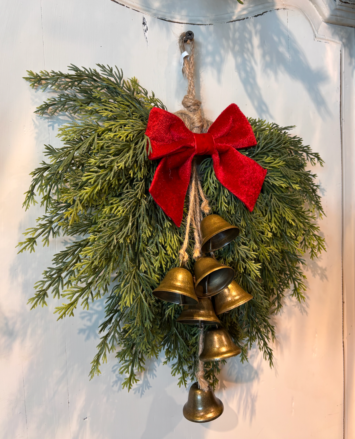 Mini Christmas Wreath Bundle | Bells & Red Bow