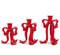 Red | Bow Candle Sticks