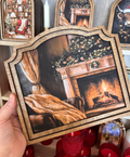 Christmas Mantel | Provincial Framed Art