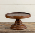 Round Wood Pedestal Riser – 11.75"