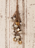 16in Hanging Cluster w/ Mercury Ornaments
