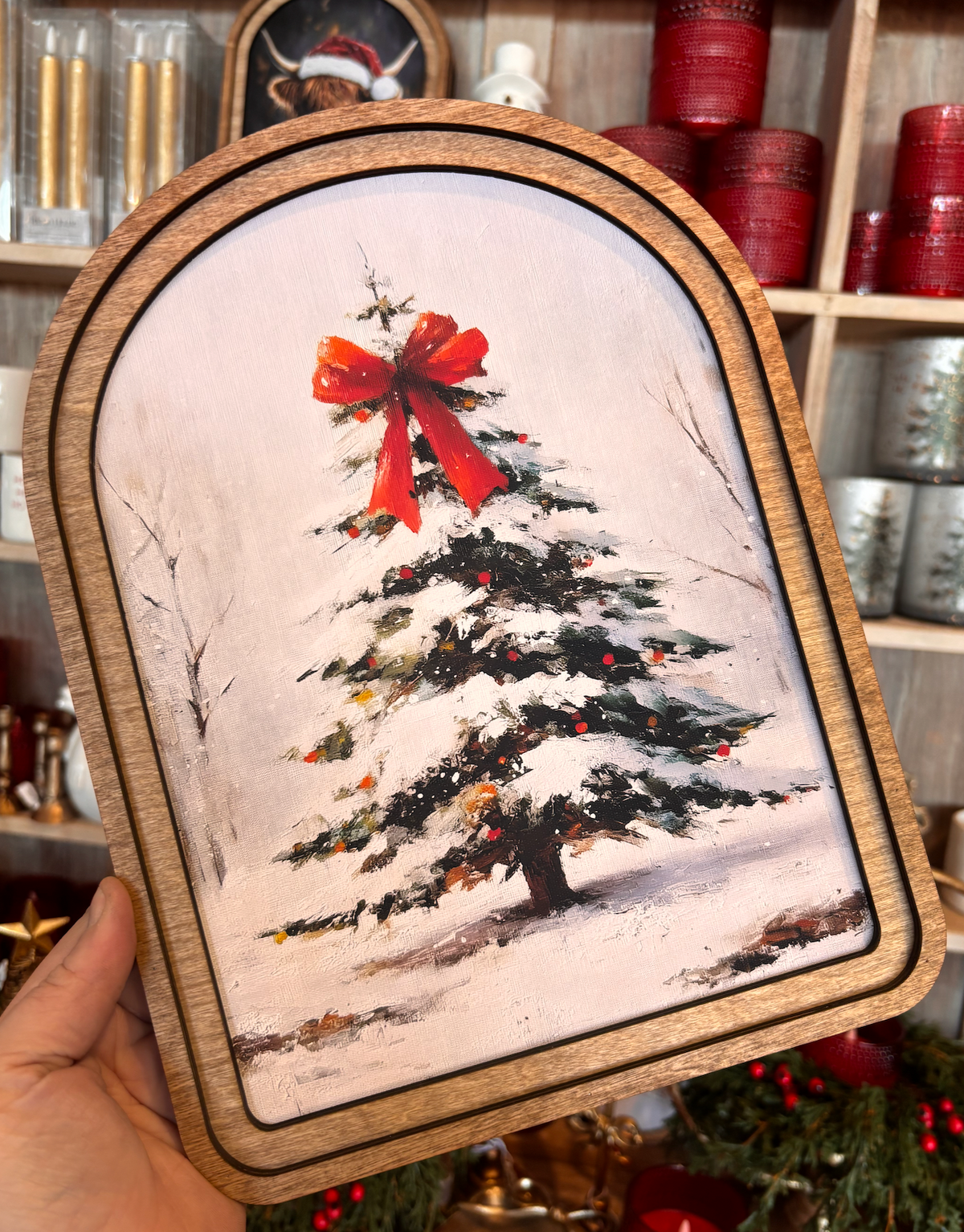 Christmas Tree w/ Bow | Arch