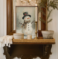 Snowman | Framed Artwork