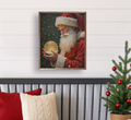 Santa w/ Snowglobe | Framed Artwork