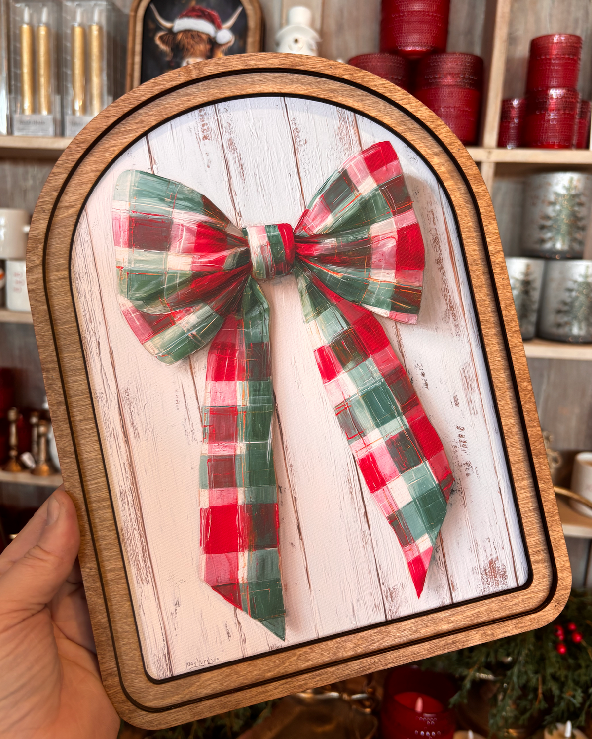 Christmas Plaid Bow | Arch