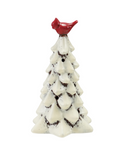 LED Ceramic Tree w/ Cardinal