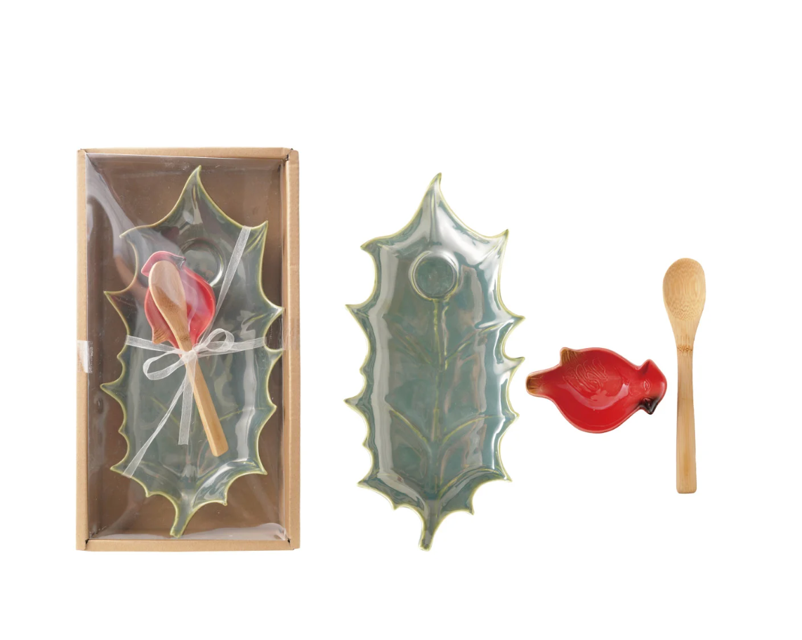 Holiday Stoneware Dish Set