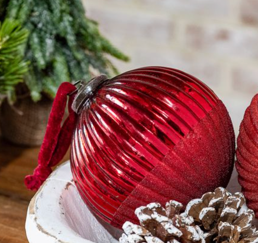 Red Glass Ornament