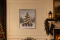 Gathering Around the Christmas Tree | Framed Artwork