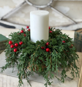 4in Emerald Celebration Candle Ring