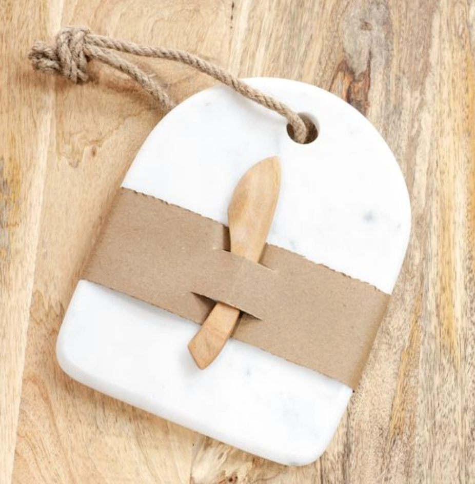 9in Arch Marble Cutting Board