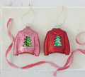 Christmas Sweater Ornament | Glass
