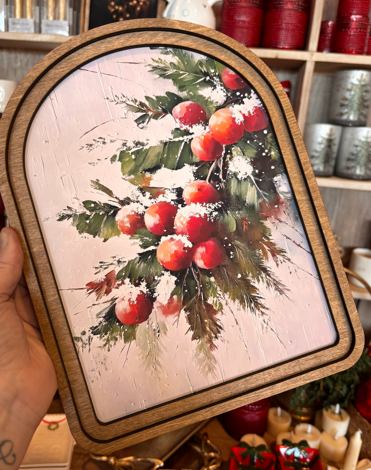 Pine Berries w/ Snow | Arch