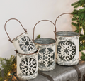 Metal Snowflake Bucket | 4 Sizes