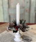 Icy Berries & Cone Taper Candle Ring