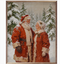Santa & Mrs Claus | Framed Artwork