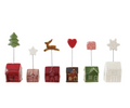 Stoneware House w/ Holiday Icon