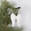 Angel Wing Ornament | Ceramic