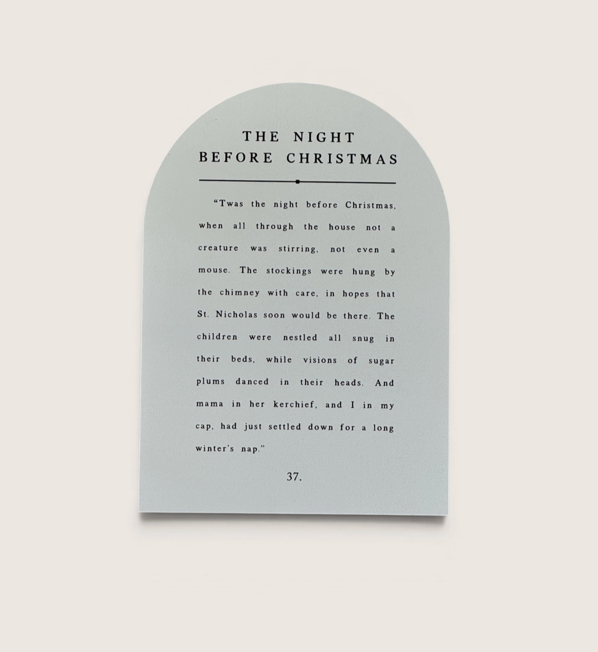 The Night Before Christmas | Arch